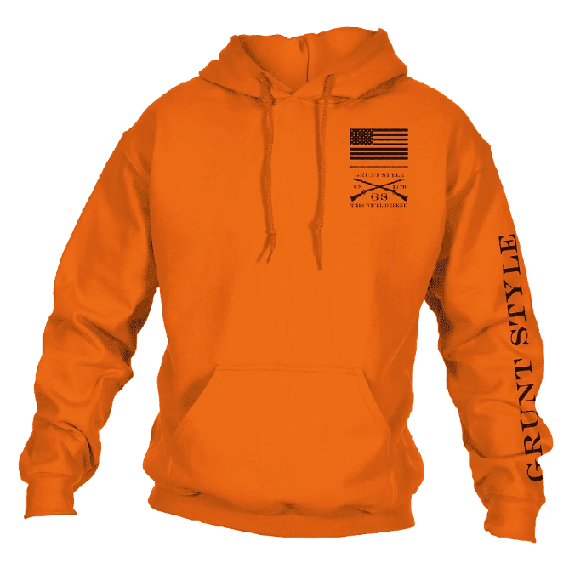 Lightweight men hoodie with mesh panels for breathability Base Hoodie - Safety Orange