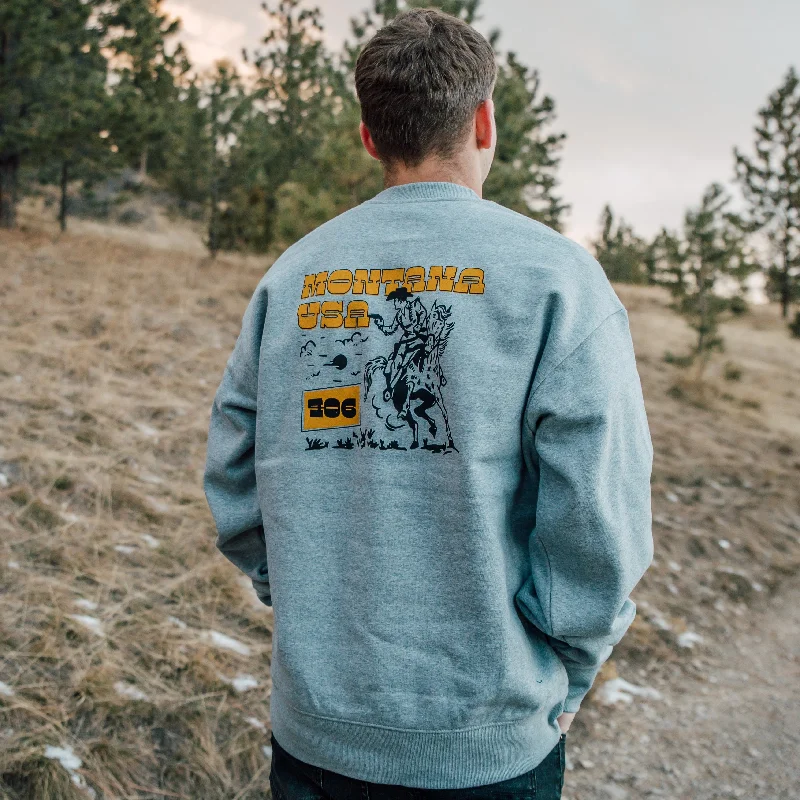 Men hoodie with a detachable hood for versatility Wild West Heavyweight Sweater