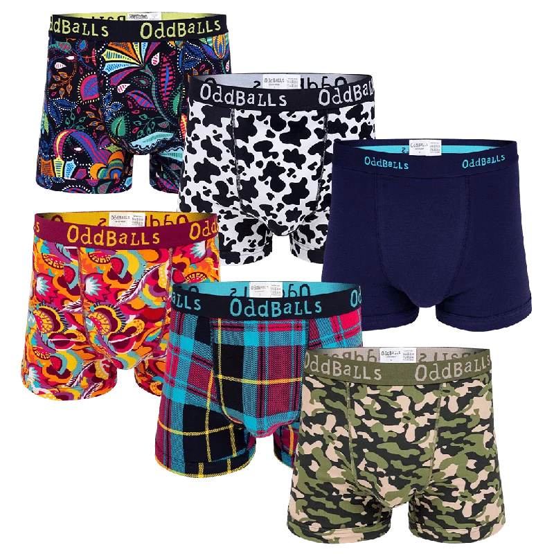 Favourites Bundle - Mens Boxer Shorts 6 Pack Bundle