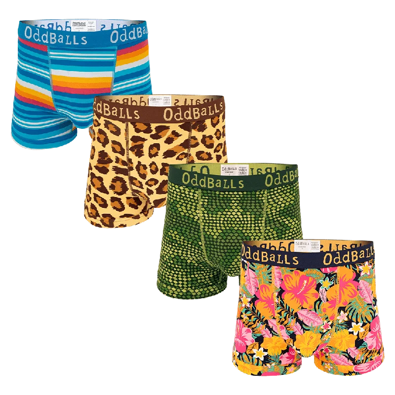 Safari Bundle - Mens Boxer Shorts 4 Pack Bundle