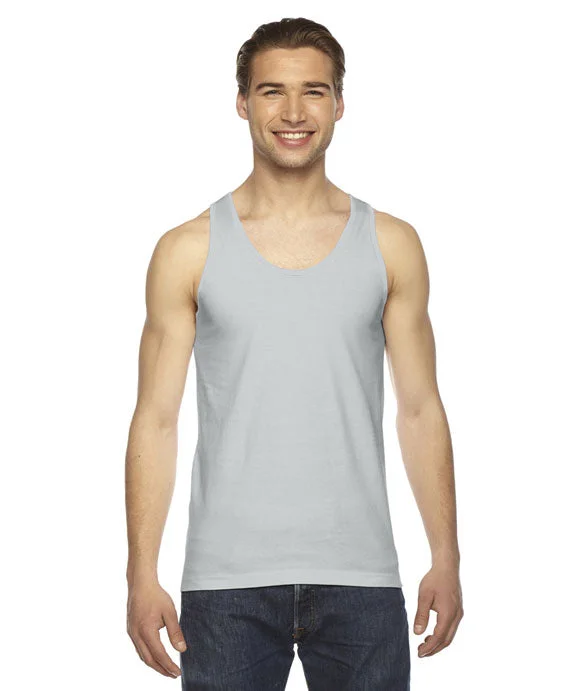 2408 - American Apparel Unisex Fine Jersey Tank Top | New Silver