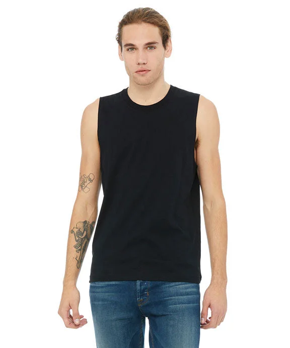 3483 - Bella + Canvas Unisex Jersey Muscle Tank Top | Black