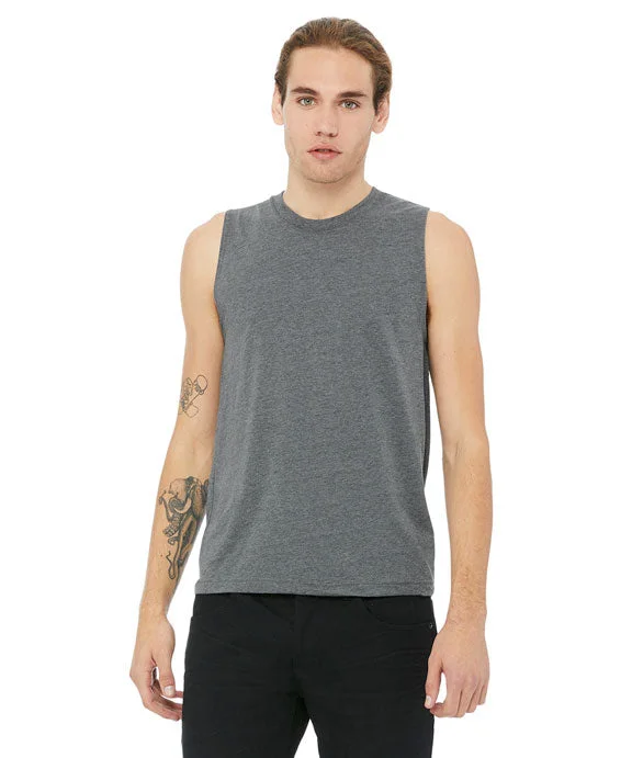 3483 - Bella + Canvas Unisex Jersey Muscle Tank Top | Deep Heather